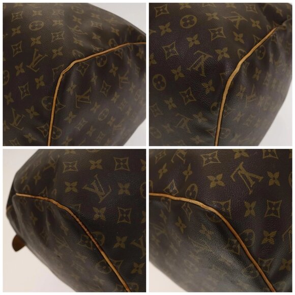 LOUIS VUITTON Monogram Keepall 55 Boston Bag M41424 LV Auth ar13730 - Picture 14 of 16